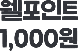 웰포인트 1,000원