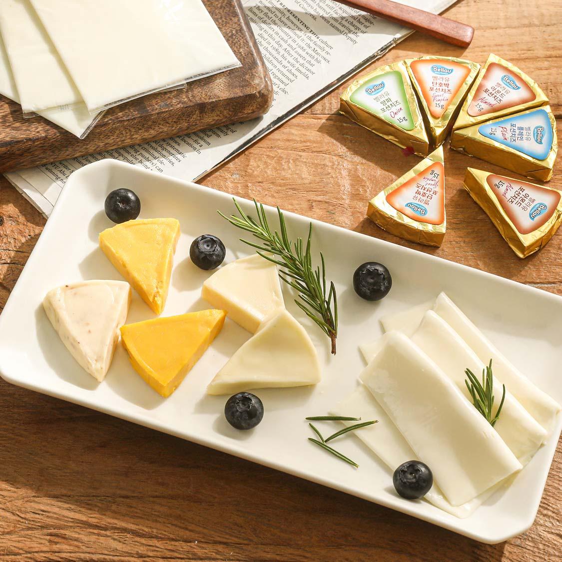 임실치즈농협 3호 선물세트 (포션&슬라이스 치즈 8개)