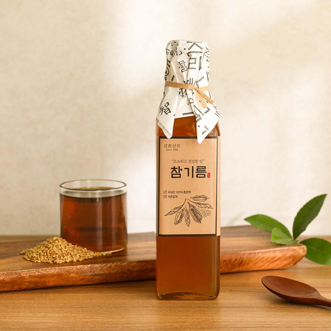 고소한 최상급 통깨 참기름 300ml