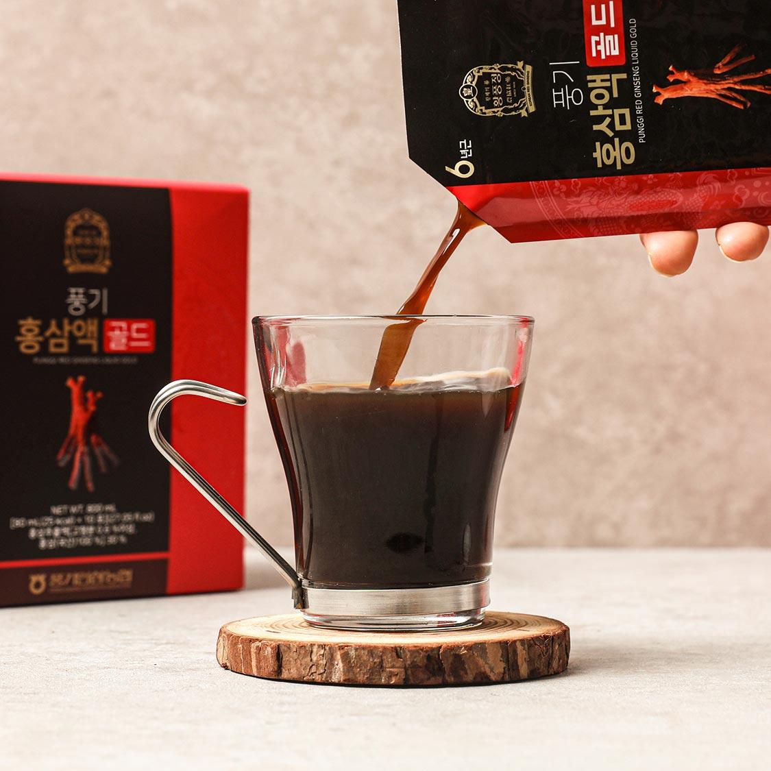 풍기 홍삼액 골드 80ml × 30포+ 과일주스 x 10포 추가증정