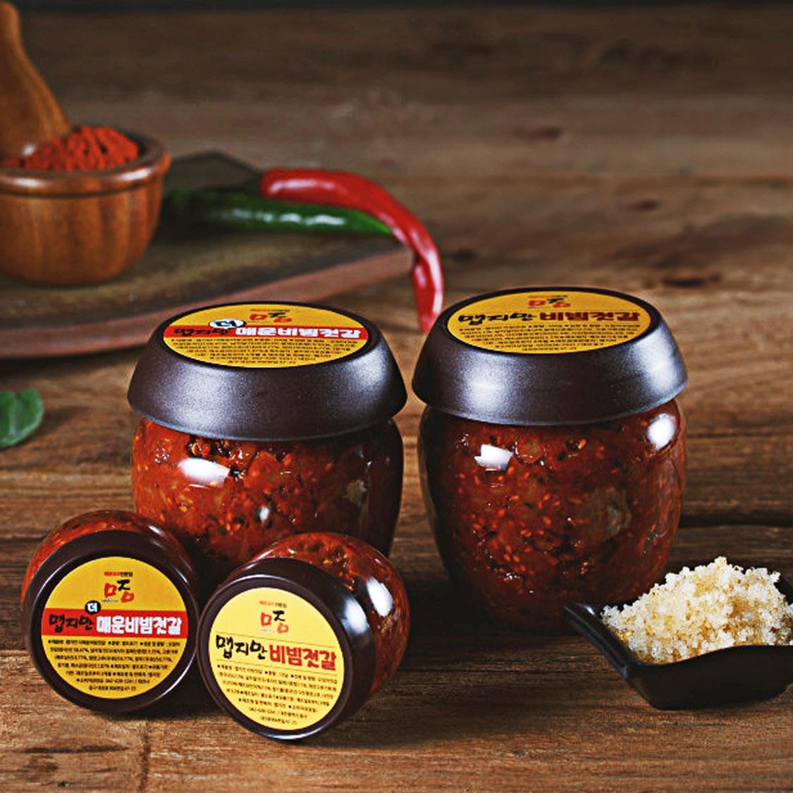 맵지만 시그니처 비빔젓갈 500g+비빔젓갈 미니 120g*2개세트