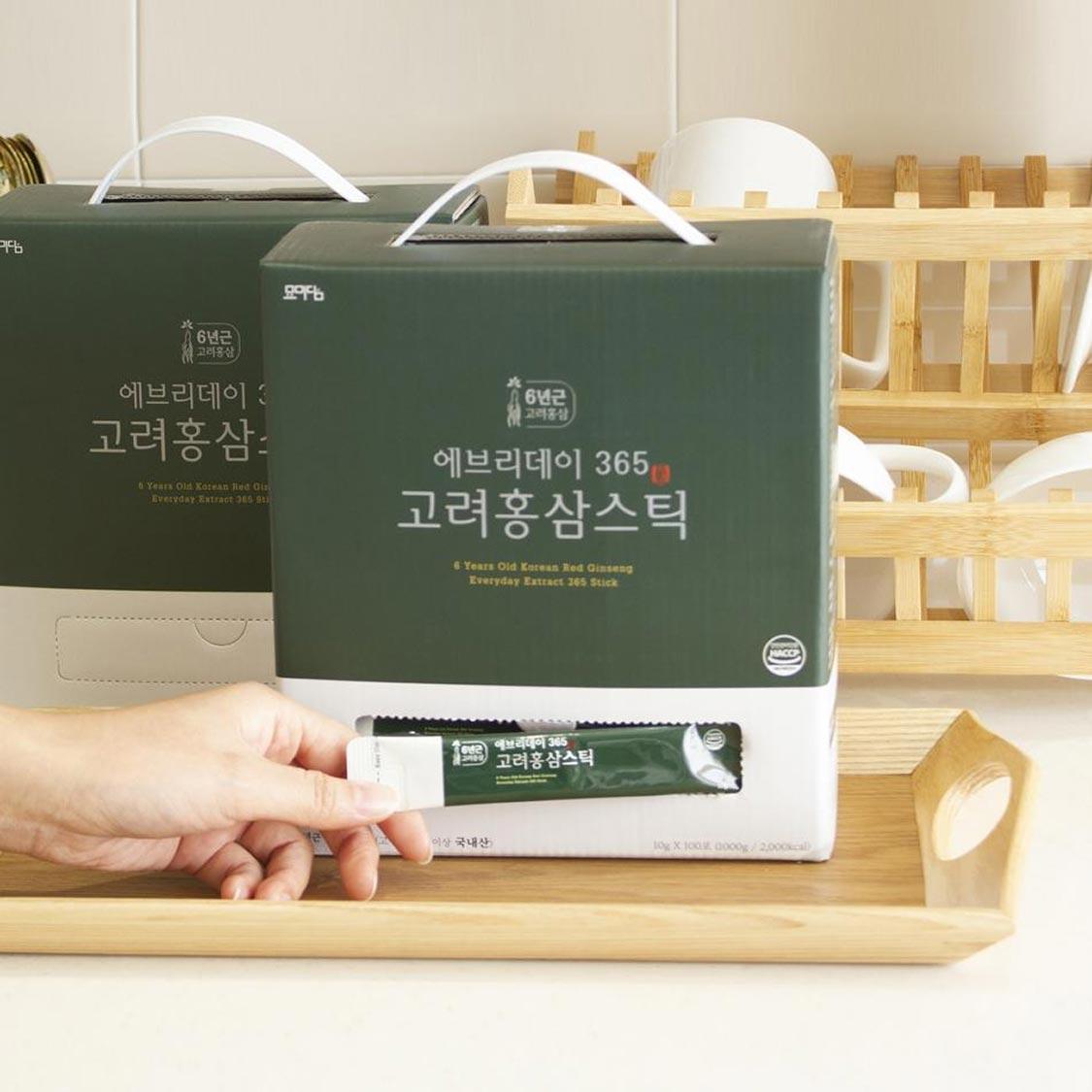 묘미담 6년근 에브리데이365 고려홍삼스틱 100포