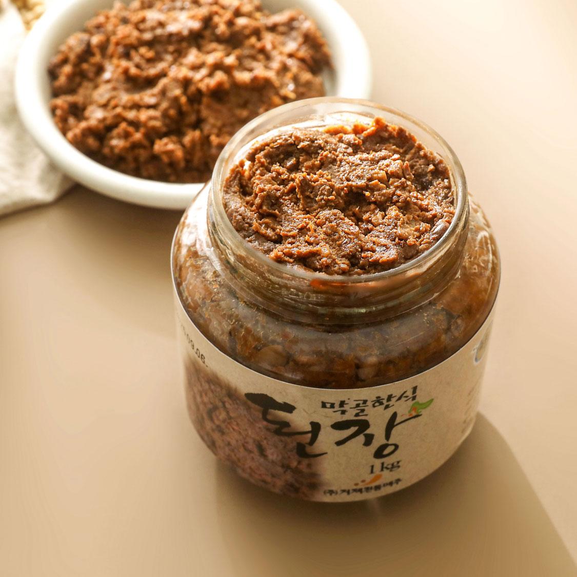거제전통메주 - 막골 한식 된장, 선물세트 1kg × 2개입