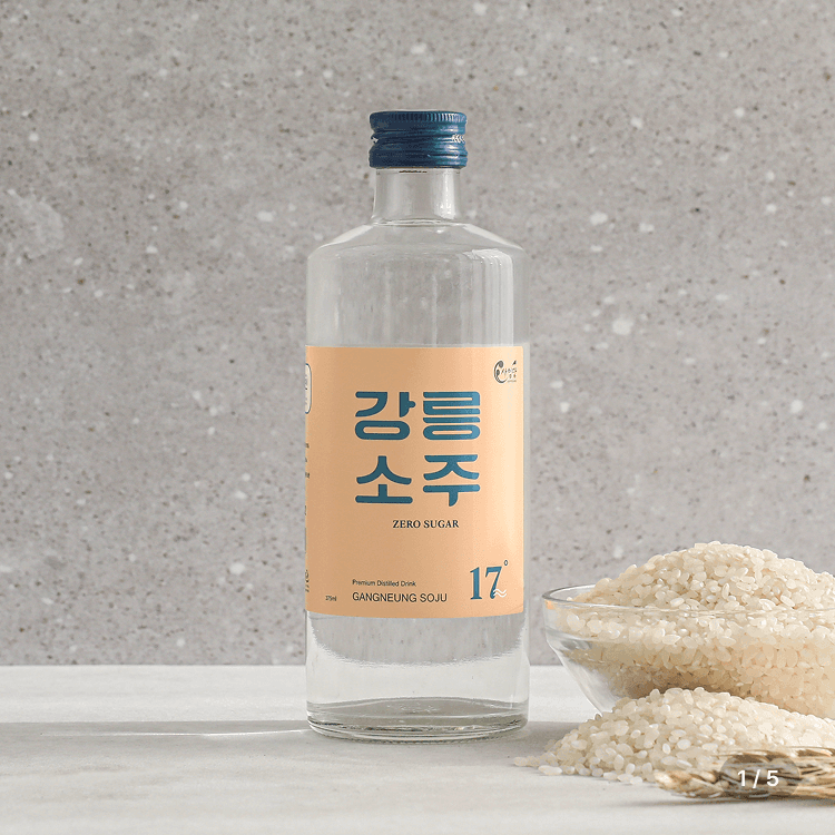 사임당 강릉소주(375ml) 2병+강릉소주 미니어쳐(80ml) 2병