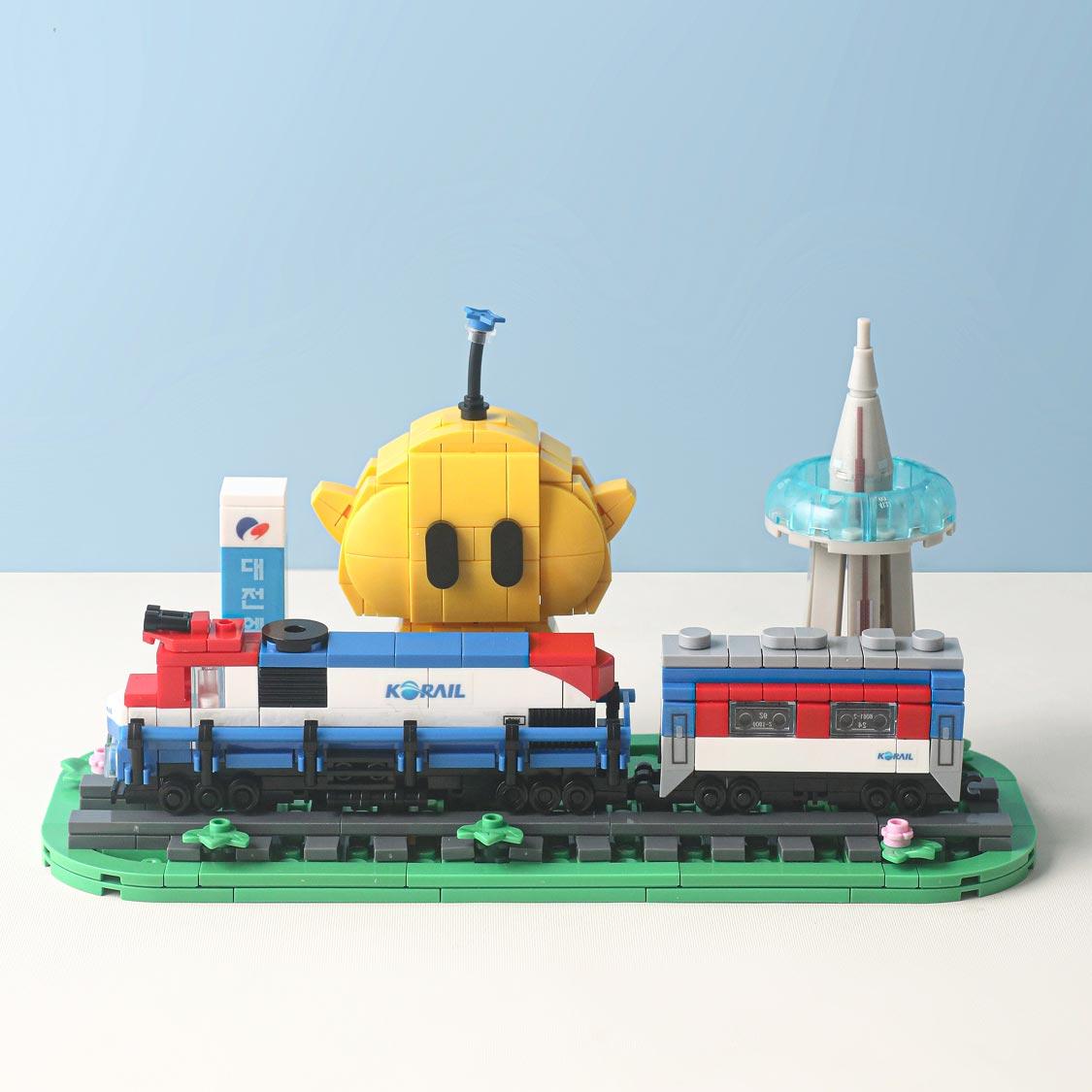 대전엑스포 꿈돌이 열차블럭(한정판)