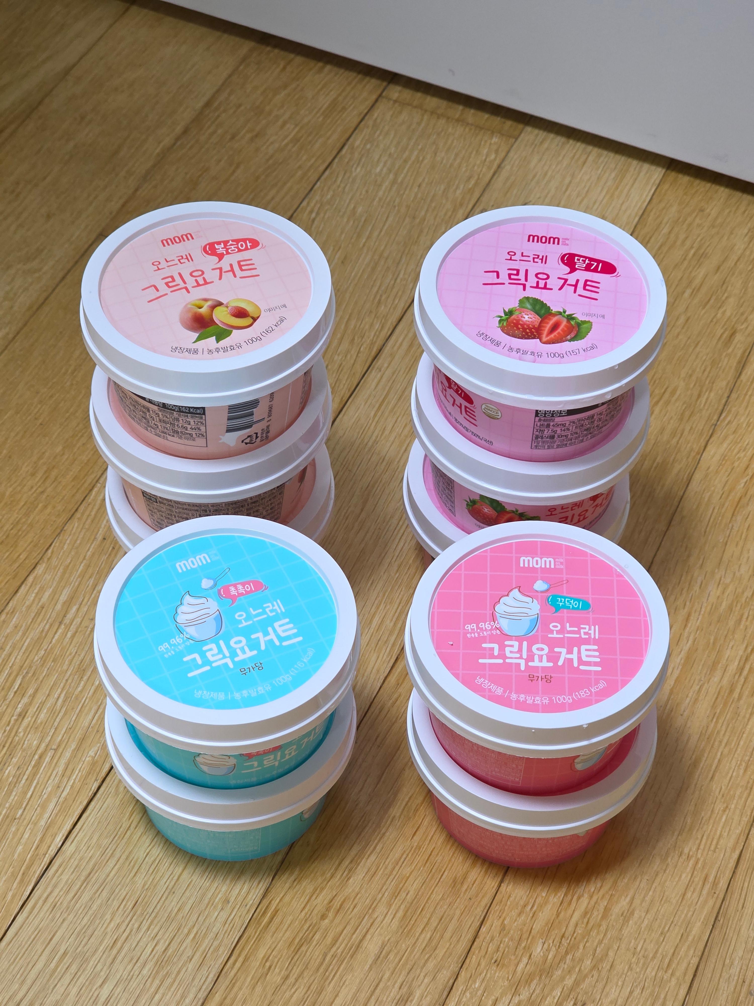 오느레 그릭 요거트 4종 (100g × 10개) 이미지