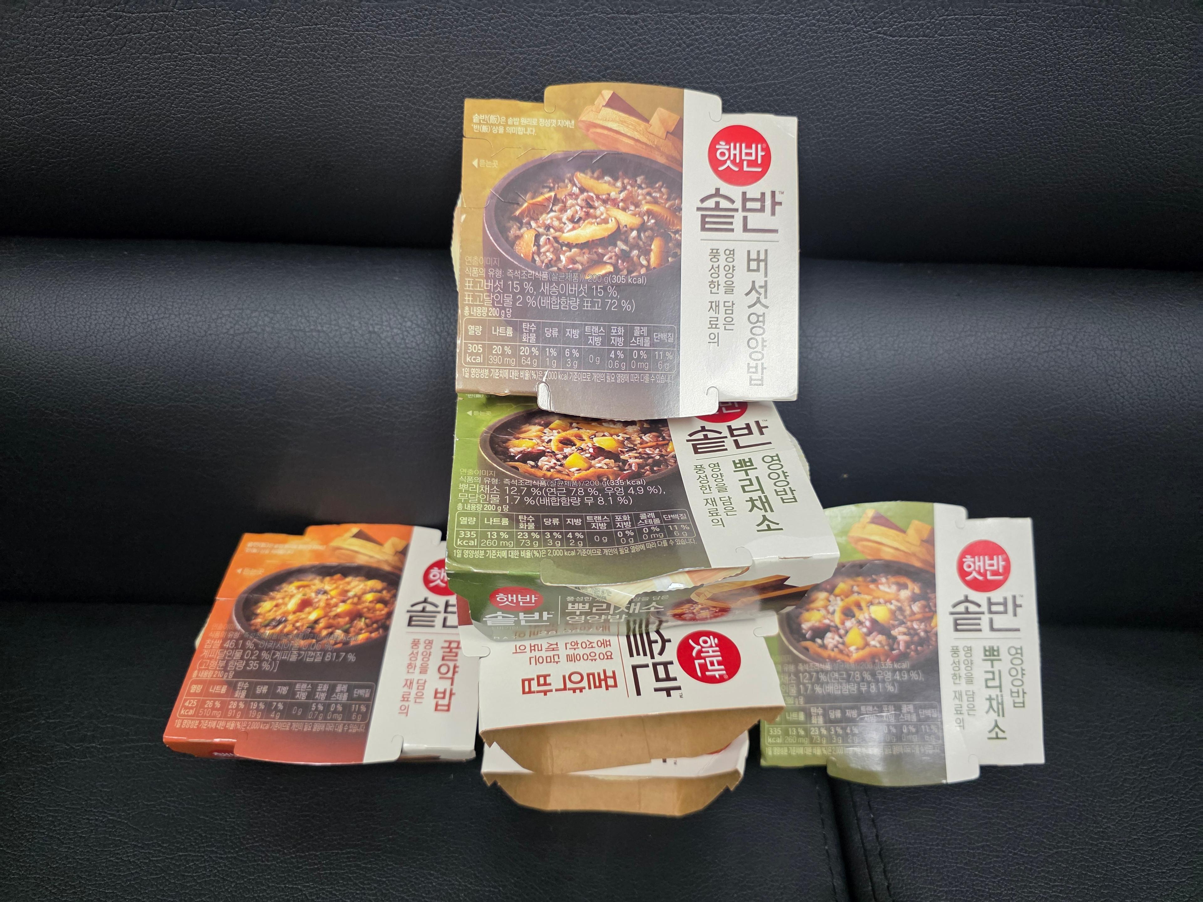 한끼든든 CJ꾸러미(솥반, 3종 각 5개씩) 이미지
