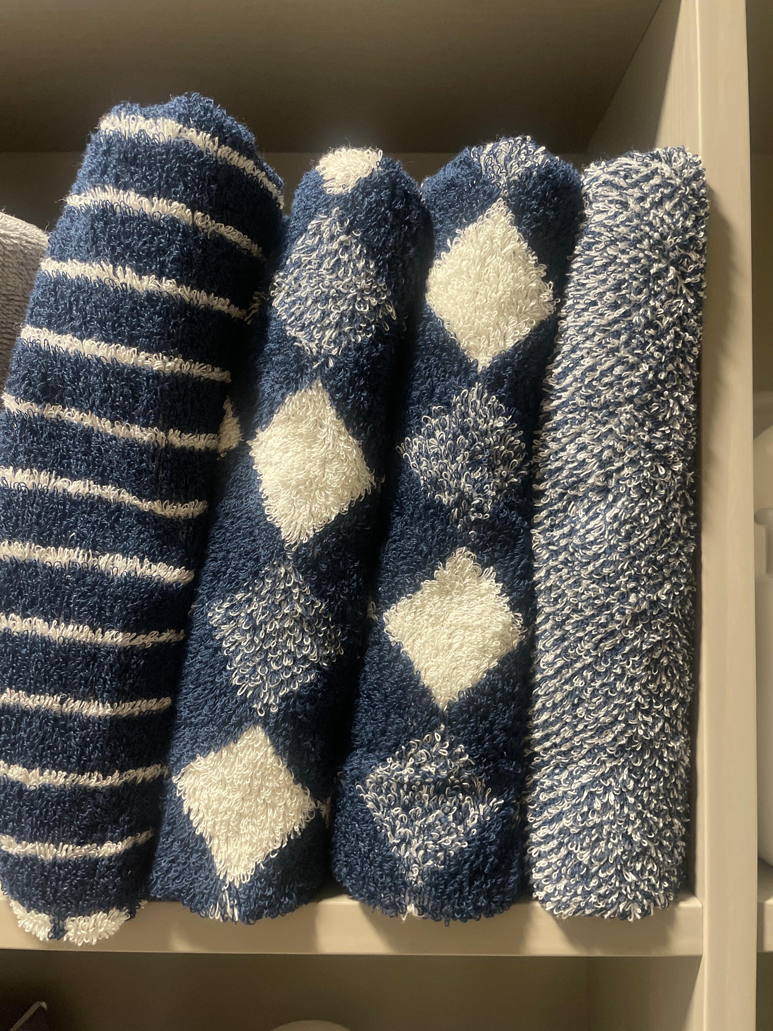 클라우망 60수코마사 선염 호텔수건 × 5장세트(+포장박스) 이미지